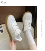 Women Tennis Sneakers Flats Ladies Fashion Mixed Colors Lace-up Vulcanized Shoes Spring Autumn Woman Outdoor Trainers Footwear - Image 25