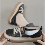GKTINOO Women Sneakers Big Size 2026 Spring New Genuine Leather Loafers Women Casual Lace-up Women's Nurse Shoes - Image 3