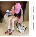 Women Tennis Sneakers Flats Ladies Fashion Mixed Colors Lace-up Vulcanized Shoes Spring Autumn Woman Outdoor Trainers Footwear - Image 22