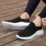 Men's Shoes Soft Sole Slip-On Sneakers Men Running Shoes Lightweight Men's Loafers Walking Male Footwear - Image 4
