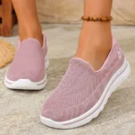 Breathable Womens Slip On Sneakers Soft Sole Comfortable Lightweight Casual Shoes for Everyday Walking Low Top - Image 7