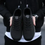 Ngouxm Men Running Sneakers Lightweight Sport Classical Lace Up Mesh Breathable Casual Shoes Male Fashion - Image 3