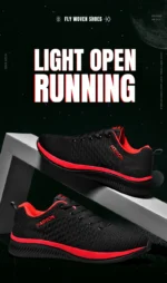 Breathable Mesh Casual Men Shoes Trendy Lightweight Walking Flats Male Tennis Sneakers Outdoor Running Fitness Shoes for Men - Image 12