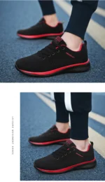 Sneakers Men Running Walking Knit Shoes Fashion Casual High Quality Sport Athletic Gym Lightweight Men Casual Shoes - Image 16