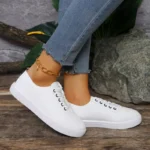 Women Sneakers 2025 Summer Fashion Breathable Shoes Woman Soft Sole Walking Sneakers Casual Women Sneaker White Sneakers Women