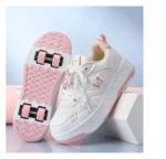 4-Wheels Walking Shoes With Butterfly Patterns Children's Outdoor Sport Roller Skate Sneakers For Teenagers Girls Entertainment - Image 15