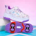 Children's Skateboard Shoes Walking Rolling Dual-Use Comfortable Wear-resistant Outdoor Roller Skate Sneakers Girls Boys 4 Wheel - Image 4