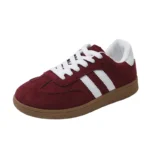 Women Tennis Sneakers Flats Ladies Fashion Mixed Colors Lace-up Vulcanized Shoes Spring Autumn Woman Outdoor Trainers Footwear - Image 9