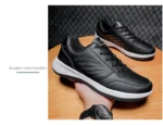 Men Walking Shoe Fashion Casual Sneakers Non-slip Man PU Leather Footwear - Image 21