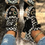 2025 New Women's Luxury Rhinestone Casual Platform Shoes Outdoor Running Sneakers Designer Mesh Women's Sports Shoes - Image 5
