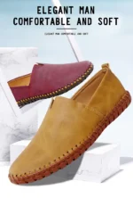 Jumpmore New style casual handmade moccasins Leather loafers Men Driving Shoes Size 39-48 - Image 15