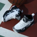 2025 Basketball Shoes for Kids Sneakers New Boys Brand Thick Sole Non-slip Children Sports Shoes Child Boy Basket Trainer Shoes - Image 4