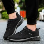 Sneakers Men Running Walking Knit Shoes Fashion Casual High Quality Sport Athletic Gym Lightweight Men Casual Shoes - Image 3