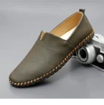 Jumpmore New style casual handmade moccasins Leather loafers Men Driving Shoes Size 39-48 - Image 53
