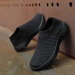 Women's Shoes Lightweight Breathable Mesh Slip-On Sneakers Black White Sport Running for Casual Party Fashion Ladies Shoes - Image 21