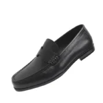 Men's High-End Genuine Leather Loafers Comfortable Flat Casual Glossy Wine Red Handmade Office Banquet Shoes - Image 13
