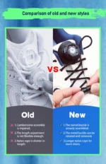 New Swivel Buckle Laces Automatic Shoelaces Without ties Install simple Thick Rope Tennis Sneakers Shoelace Shoe Accessories - Image 23