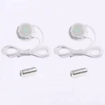 Round Twist-lock shoelaces Black and White Outdoor Sports Shoelaces Unisex Easy-to-use automatic shoelace 1Pair/2Pair - Image 27