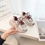 Kids Basketball Shoes Classic Children's Sneakers Boy School Fashion Versatile Girls Causal Running Sneakers Unisex Breathable - Image 4