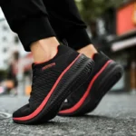 Breathable Mesh Casual Men Shoes Trendy Lightweight Walking Flats Male Tennis Sneakers Outdoor Running Fitness Shoes for Men - Image 4