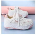 4-Wheels Walking Shoes With Butterfly Patterns Children's Outdoor Sport Roller Skate Sneakers For Teenagers Girls Entertainment - Image 16