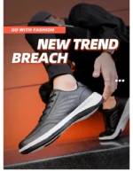 Men Walking Shoe Fashion Casual Sneakers Non-slip Man PU Leather Footwear - Image 10
