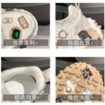 2025 New Women's Luxury Rhinestone Casual Platform Shoes Outdoor Running Sneakers Designer Mesh Women's Sports Shoes - Image 12