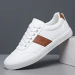 2025 New Men's Two-Tone Skate Sneakers Breathable Low-Top Casual Shoes Trendy  Athletic Footwear for Youth Students Streetwear - Image 3