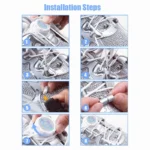 Install Simple Swivel Buckle Laces Automatic Shoelaces Without Ties Unisex Thick Rope Tennis Sneakers Shoelace Shoe Accessories - Image 6