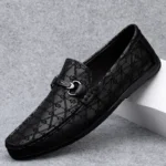 2026 New Black Loafers Men's Leather High Quality Designer Men's Shoes Leather Shoes Soft Sole Comfortable Casual Shoes Moccasin - Image 15