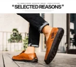 Mens Loafers Breathable Slip on Italian Driving Shoes Chaussure Homme Genuine Leather Men Handmade Casual Shoes - Image 11