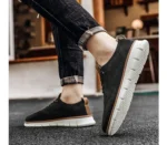 Men's Breathable Sports Shoes Low Cut Casual Slip-On Sneakers Comfortable Lightweight Anti-Slip Mesh Upper Running Shoes - Image 10