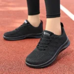 Women's Wide-Toe Sneakers, Thick-Soled, Lightweight, Breathable Casual Walking Shoes, Extra Wide and Loose Fit for Commuting and Work - Image 4