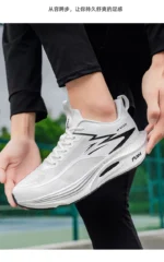 Men Sports Running Shoes Casual Marathon Breathable Lightweight Women's Comfortable Athletic Nonskid Walking Sneakers - Image 25