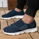 Women's Mesh Slip - on Sneakers with Velcro Closure: Lightweight, Comfortable for Daily Wear - Image 7