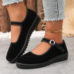 Women's Spring Slip On Sneakers Lightweight Soft Bottom Comfortable Durable Solid Color Versatile Casual Walking Shoes