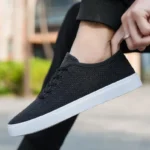 CanvasBreathable Mesh Men Shoes Trendy Lightweight Walking Flats Male Tennis Sneakers Outdoor Running Fitness Shoes - Image 6