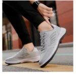 Men Walking Shoe Fashion Casual Sneakers Non-slip Man PU Leather Footwear - Image 28