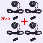 Round Twist-lock shoelaces Black and White Outdoor Sports Shoelaces Unisex Easy-to-use automatic shoelace 1Pair/2Pair - Image 7