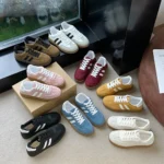 Women's Fashion Tennis Sneakers Flats Lace-up Vulcanized Shoes Autumn Outdoor Trainers Student Board Footwear - Image 29