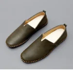 Fashion Casual Shoes Handmade Moccasins Leather Loafers Men Driving Shoes Size 39-48 - Image 55