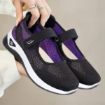 Running Sneakers Women Fashion Mesh Breathable Casual Wedge Platform Hiking Shoes Female Tenis Feminino Zapatillas Mujer2023 - Image 3