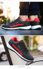 Men'S Spring And Autumn New Large-Sized 48 Casual Sports Shoes, Waterproof Leather Loafers, Walking Men'S Shoes - Image 11
