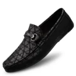 2026 New Black Loafers Men's Leather High Quality Designer Men's Shoes Leather Shoes Soft Sole Comfortable Casual Shoes Moccasin - Image 7