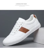 2025 New Men's Two-Tone Skate Sneakers Breathable Low-Top Casual Shoes Trendy  Athletic Footwear for Youth Students Streetwear - Image 18