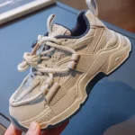 2025 New Spring Children Sneakers Girls Fashion Clunky Sneakers Boys Handsome Mesh Shoes Kids Running Sneakers - Image 4