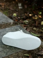 Women's casual sneakers Breathable sneakers Lightweight outdoor leather Walking shoes Sports jogging Flats tennis sneakers - Image 23
