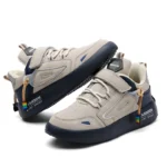 New Leather Kids Running Shoes Fashion Children  Casual Walking Student Tennis Sneakers Non Slip - Image 3