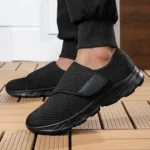 Women's Mesh Slip - on Sneakers with Velcro Closure: Lightweight, Comfortable for Daily Wear - Image 18