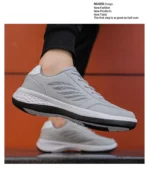 Men Walking Shoe Fashion Casual Sneakers Non-slip Man PU Leather Footwear - Image 29